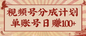 视频号分成计划，AI开花视频玩法，操作简单，10分钟一个，手把手教你操作-爱找项目网