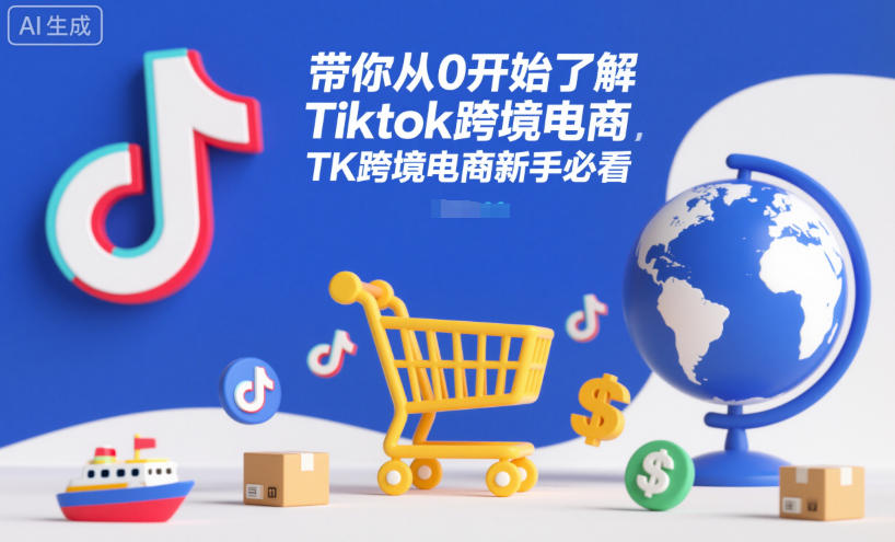 带你从0开始了解Tiktok跨境电商,TK跨境电商新手必看-爱找项目网