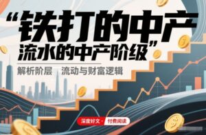 付费文章：铁打的中产，流水的中产阶级-爱找项目网