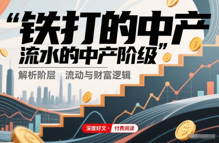 付费文章：铁打的中产，流水的中产阶级-爱找项目网