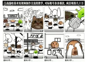 卤蛋哈基米短视频制作全流程教学，条条爆款，疯狂吸粉几十万-爱找项目网