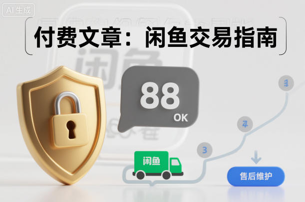 付费文章:闲鱼交易指南,怎么才能降低被坑被马扁的概率-爱找项目网