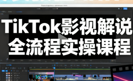 凌帧·TikTok影视解说全流程实操-爱找项目网