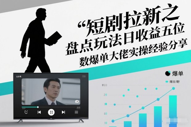 短剧拉新之盘点玩法日收益五位数爆单大佬实操经验分享-爱找项目网