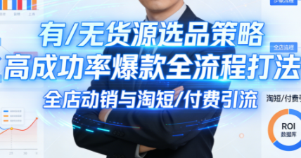 子鹏讲电商·淘宝私家班(更新12月)-爱找项目网