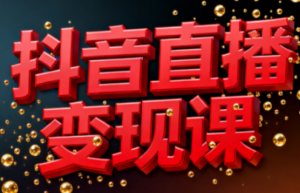 逍遥老师·抖音直播变现课-爱找项目网