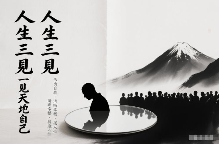 人生三见一见天地见众生见自己，活出自我拥有清晰幸福人生，搞透人性-爱找项目网