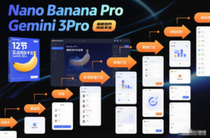 Nano Banana Pro Gemini 3Pro，最新创作实战课，12节实战向技术流，职场降维打击-爱找项目网