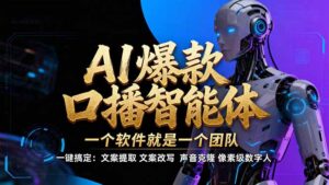 【IP爆款口播AI智能】--软件制作IP口播视频，不是扣子工作流。5分钟一条口播IP爆款视频，轻...-爱找项目网