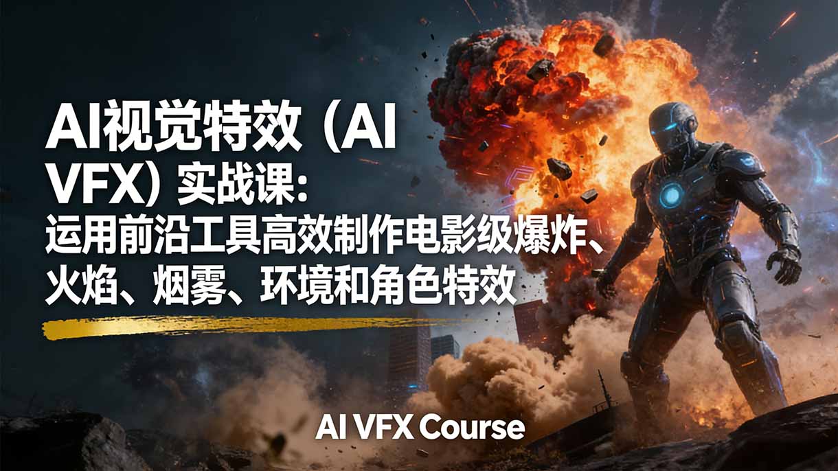 AI视觉特效(AI VFX-爱找项目网