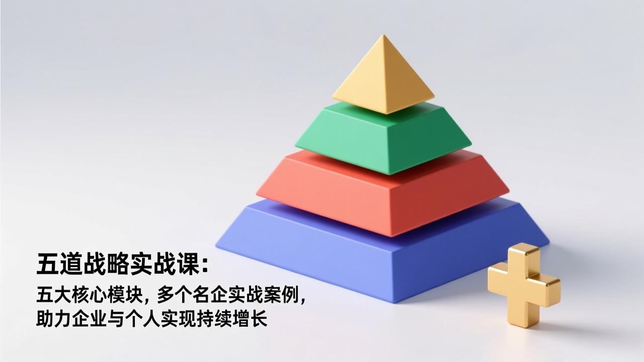 五道战略实战课:五大核心模块,多个名企实战案例,助力企业与个人实现持续增长-爱找项目网