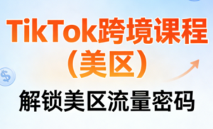 TikTok跨境课程(美区)-爱找项目网