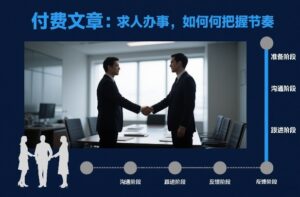 付费文章：求人办事，如何把握节奏-爱找项目网