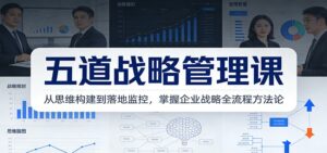 五道战略管理课：从思维构建到落地监控，掌握企业战略全流程方法论-爱找项目网