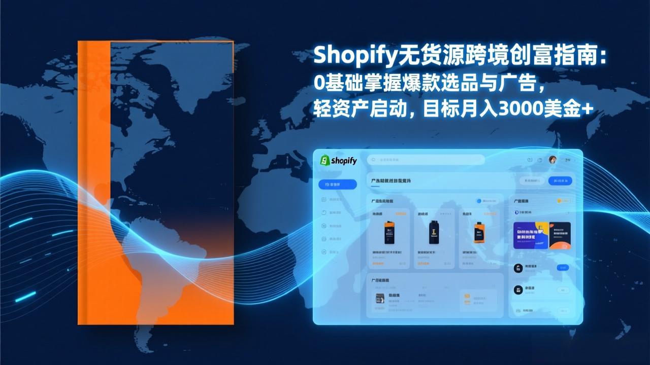Shopify爆款打法实战：从选品到广告投放，复制爆款模型，驱动独立站月销售额破万刀-爱找项目网