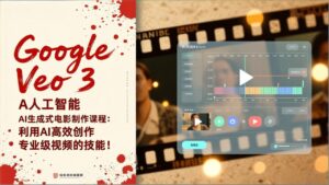 Google Veo 3人工智能AI生成式电影制作课程：利用AI高效创作专业级视频的技能！-爱找项目网