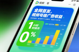 全网首发，视频号撸广告收益，无任何成本，每天操作1个小时即可，收益几十到几张-爱找项目网