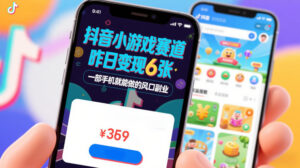 抖音小游戏赛道，昨日变现600+，零基础一部手机就能做的风口副业【揭秘】-爱找项目网