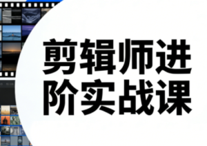剪辑师进阶实战课(更新23年-25年)-爱找项目网