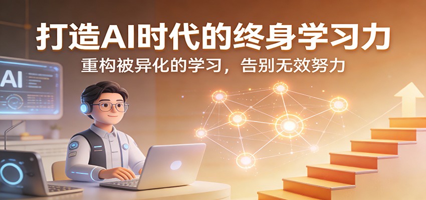 打造AI时代的终身学习力:重构被异化的学习,告别无效努力-爱找项目网
