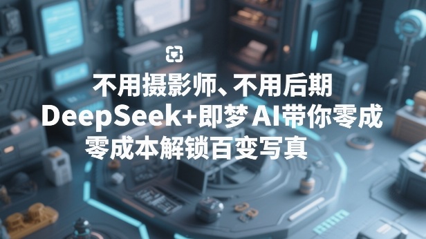 不用摄影师、不用后期，DeepSeek+即梦AI带你零成本解锁百变写真！-爱找项目网