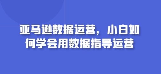 亚马逊数据运营，小白如何学会用数据指导运营-爱找项目网