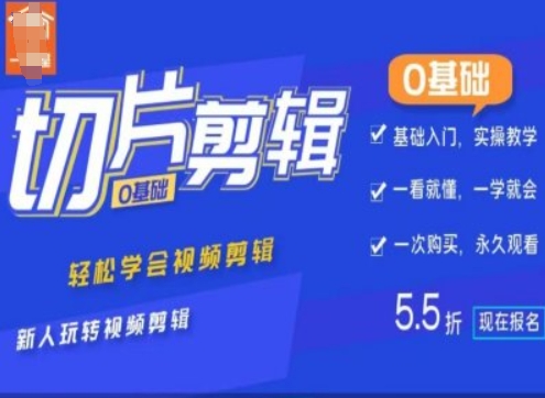 0基础IP切片剪辑，轻松学会视频剪辑，新人玩转视频剪辑-爱找项目网