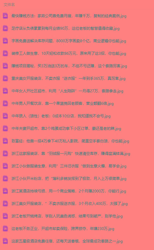 图片[1]-(9607期)真实有效391套商业模式，年入几十到几百万案例解析(电子书+视频+图文)-爱找项目网
