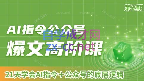 AI破局俱乐部·AI指令公众号高阶课（第2期）-爱找项目网