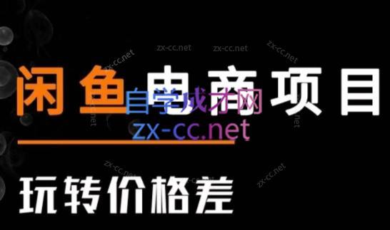 亿创繁星·闲鱼电商项目(玩转价格差)-爱找项目网