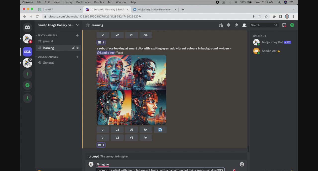 图片[2]-ChatGPT4 和 MidJourney AI 绘画聊天革命性指南教程-33节视频课-中英字幕-爱找项目网