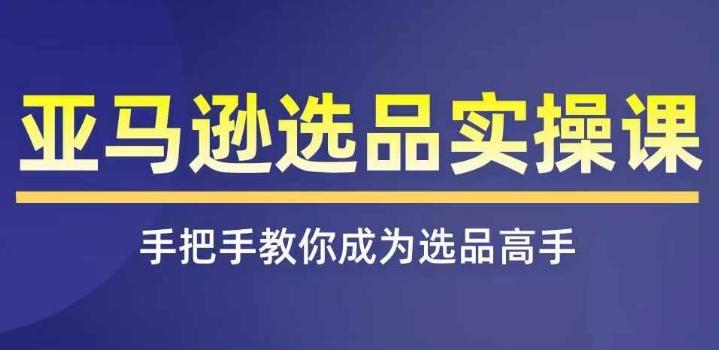 亚马逊选品实操课程，快速掌握亚马逊选品的技巧，覆盖亚马逊选品所有渠道-爱找项目网