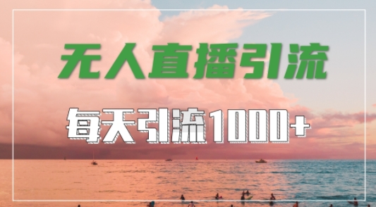 抖音快手视频号全平台通用，无人直播引流法，超暴力引流1000+高质量精准创业粉【揭秘】-爱找项目网