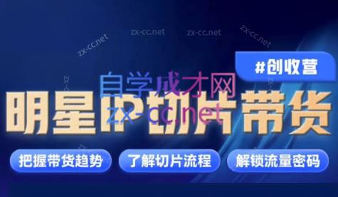 交个朋友·明星IP切片带货爆单营-爱找项目网