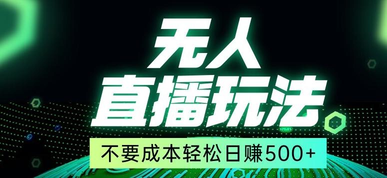 全网首发24年最新无人直播玩法，不需要成本，无需人力，一台电脑24小时为你工作-爱找项目网