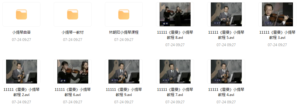 霍曼小提琴教学视频-爱找项目网