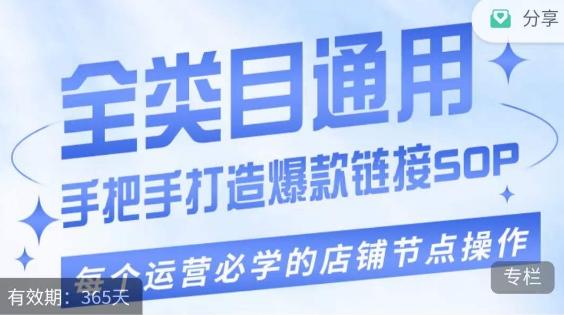单品爆款打造实操运营，单品爆款从“0”-“1”手把手演练运营步骤-爱找项目网