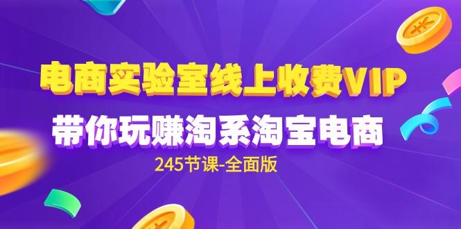 (9859期)电商-实验室 线上收费VIP，带你玩赚淘系淘宝电商(245节课-全面版)-爱找项目网