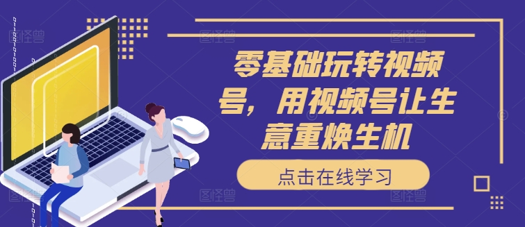 零基础玩转视频号，用视频号让生意重焕生机-爱找项目网