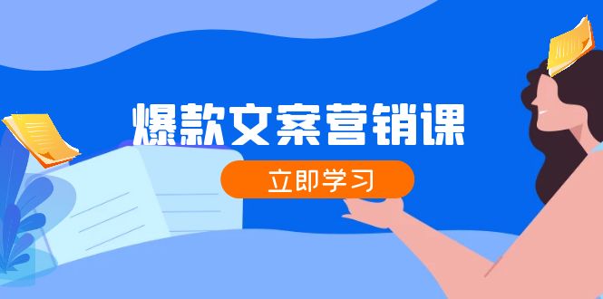 爆款文案营销课：公域转私域，涨粉成交一网打尽，各行业人士必备-爱找项目网