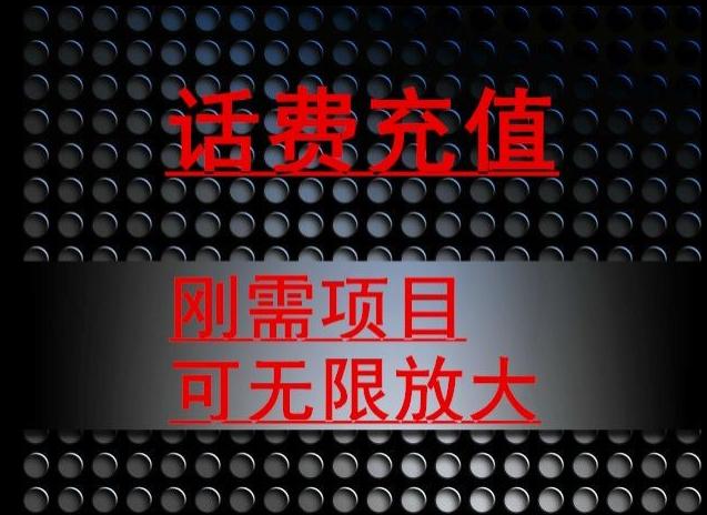最新蓝海项目，刚需赛道，95折充话费月入5位数-爱找项目网