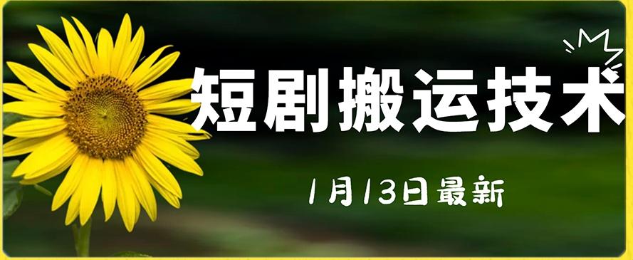 最新短剧搬运技术，电脑手机都可以操作，不限制机型-爱找项目网