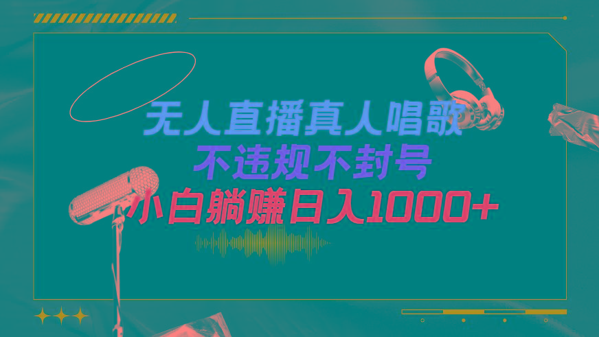 (9622期)抖音24小时无人直播音乐，不违规，不封号纯撸音浪，小白实操当天日入1000+-爱找项目网