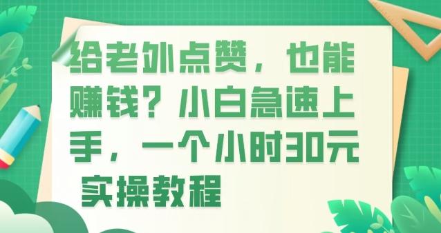 给老外点赞，也能赚钱？小白急速上手，实操教程-爱找项目网