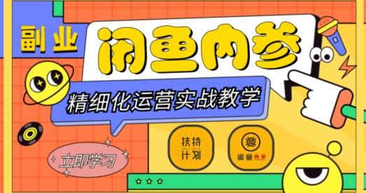 闲鱼精细化运营入门+高阶实战教学，从底层逻辑到轻松变现，多维度玩转闲鱼副业-爱找项目网