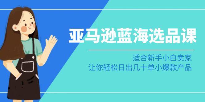 亚马逊-蓝海选品课：适合新手小白卖家，让你轻松日出几十单小爆款产品-爱找项目网