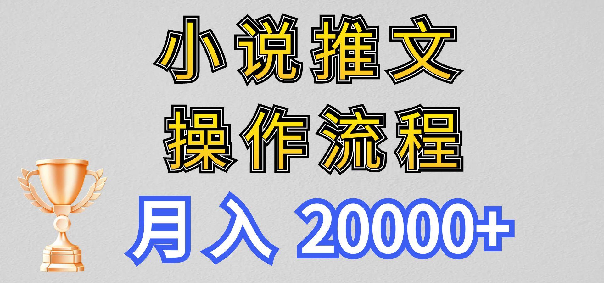 小说推文项目新玩法操作全流程，月入20000+，门槛低非常适合新手-爱找项目网