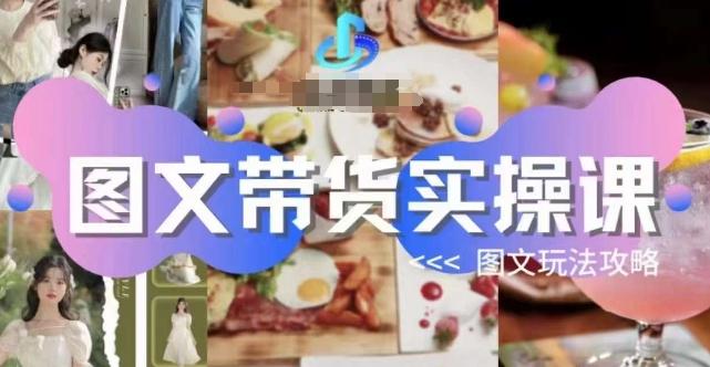 图文带货实操课，图文玩法攻略玩法-爱找项目网