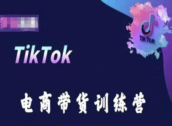 TikTok电商带货训练营，跟随时代潮流，跨境掘金-爱找项目网