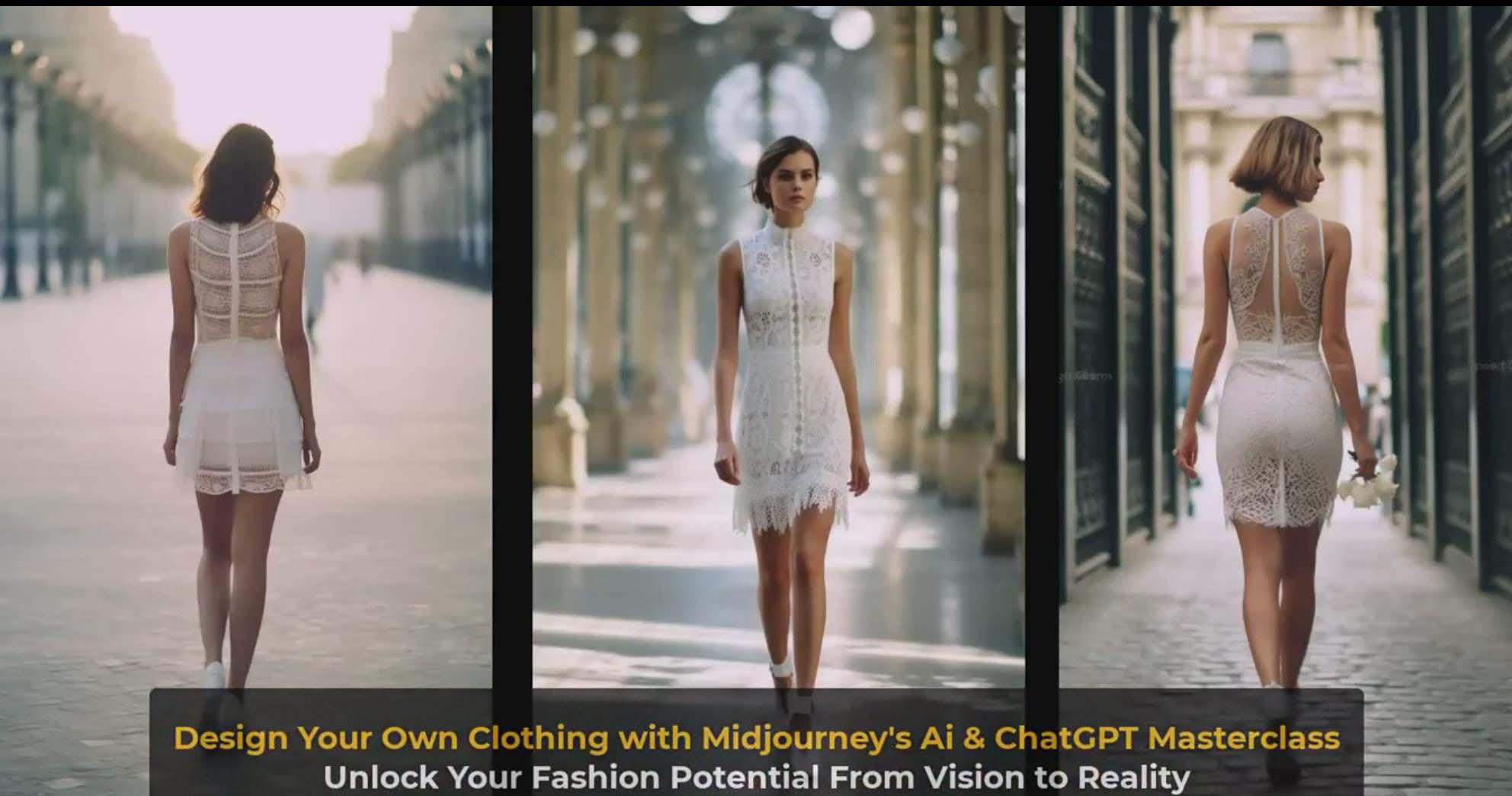 图片[2]-利用 Midjourneys Ai 人工智能设计自己的服装AI大师班-10节课-中英字幕-爱找项目网
